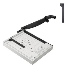 VEVOR Paper Cutter Guillotine Trimmer 15″ 16 Sheets Cutting Capacity Metal Base