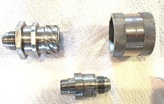 Aeroquip Self Sealing Quick Disc #12 Stainless Coupling S3200 AE90328K/AE90329K
