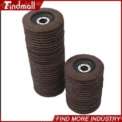 Findmall 50 Pcs 4-1/2″×7/8″ 40 Grit Premium Zirconia Flap Disc Sanding Grinding