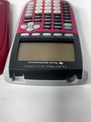 TI-84 Plus Silver Edition Pink Calculator with Cover Tested & Working