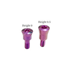 Straumann Compatible Dental RC Closure Screw, Height 0MM 0.5MM, 1Piece/Pack