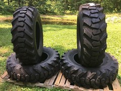 4 NEW 15.5-25 Galaxy MPC Loader L2/G2 Tires – 15.5X25 – 12 PLY – 154 pound tire