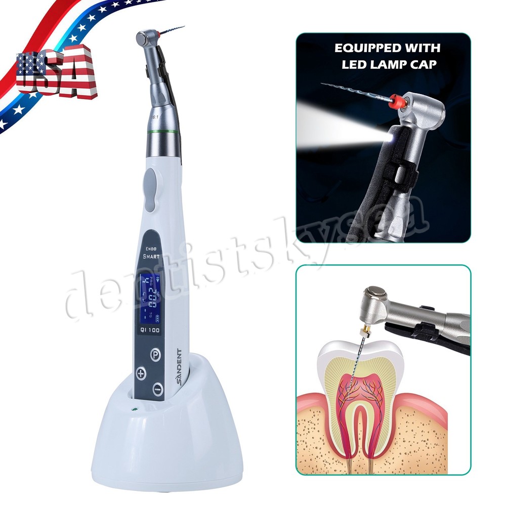 Dental Wireless LED 16:1 Endo Motor Root Canal Treatment / Contra Angle Head