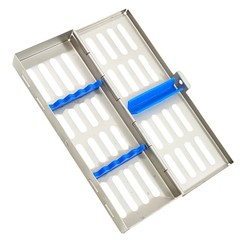 3 GERMAN DENTAL AUTOCLAVE STERILIZATION CASSETTE RACK BOX TRAY FOR 5 INSTRUMENT