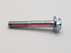 M6-1.0×40 Flange Bolts 6mm x 1.0 x 40mm Grade 10.9 Steel Screws M6x1.0 x 40