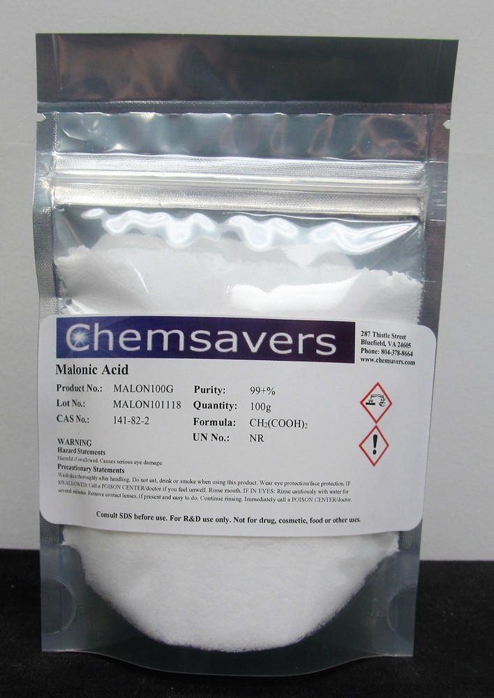 Malonic Acid, 99+%, 100g