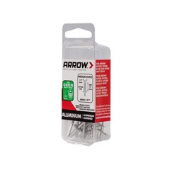 Arrow RMA1/8IP Medium Aluminum 1/8-Inch Pop Rivets for Metal, Fabric, Leather…