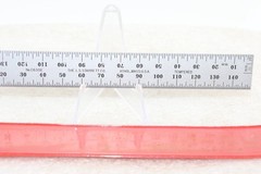 The L.S Starrett Co. No. C635E 150MM Metric, Steel Rule, with Pocket Sleeve