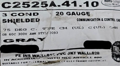 Carol C2525A 20/3C Premium Shielded Communication/Control Cable UL-2093 /50ft