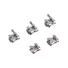 Dental Orthodontic Round Niti Arch Wires Super Elastic / Metal Brackets Braces