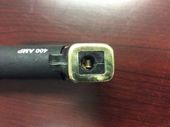 TWIST STYLE ELECTRODE HOLDER 400 AMP, SHORT STUB, 4B