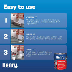 Henry 812 RoofSaver Clear Sealer Shingle Coating to Extend Shingle Life-0.90 Gal