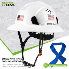 Full Brim Hard Hat Vented Construction Safety Helmet OSHA Approved Cascos