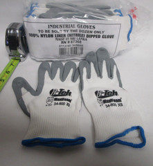 PIP MAXIFOAM 34-800/XS G-TEK PREMIUM FOAM COATED NYLON WORK GLOVES SOLD BY DOZEN