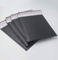 50 #0 Matte Metallic Black Poly Bubble Mailers Envelopes 6×10 DVD Wide CD