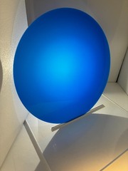 Acrylic Plexiglass Plastic Circle Disc- 1/8″ thick-Blue Translucent-10″ Diameter