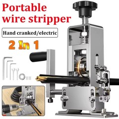 Manual Wire Stripper Stripping Machine 0.06-1 in Hand Crank or Drill 1-25MM