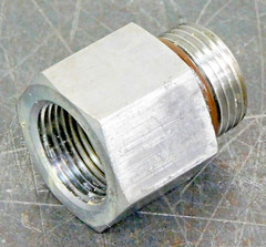 316 Stainless Steel Hex Nipple Fitting 3/4 in. Male-Female NPT Lot of Four (4)