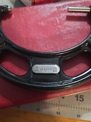 NOS Starrett Mechanical Outside Micrometer Caliper 0mm-100mm No. 244M 224MAA-RL