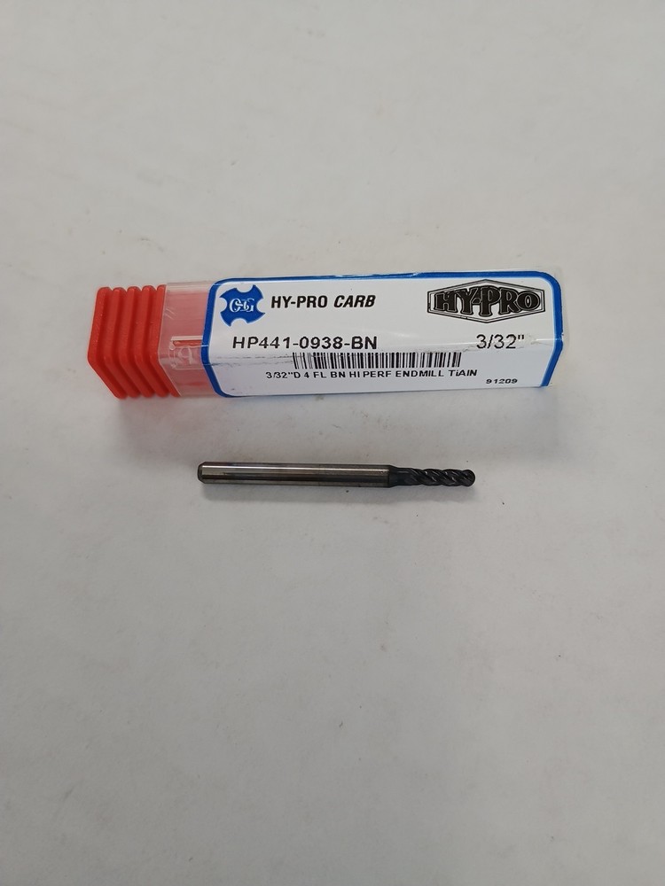 Carbide Ball End Mill 3/32″ OSG HP441-0938-BN 4FL USA