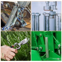 Wire Diameter 0.039″, OD 0.31″, Free Length 1.18″ Mechanical Compressed Spring