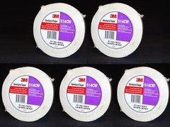 5 Rolls 3M Double Coated PET Venture Tape # 514CW Light Beige (1.46″ x 60 yd)