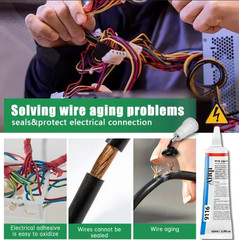 2pcs 60ml Waterproof Liquid Electrical Tape Rubber Insulating Sealer Glue – NEW