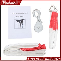 Findmall Mini Electric Hoist PA400 880lbs 14ft/4.2m Wired Remote Control 980W