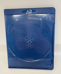 50 Quality 7MM Slim Double Blu-Ray DVD Cases w/Blu-Ray Logo, Clip, BL0702BC