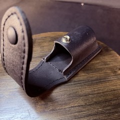 Safariland Mace OC Duty Pouch 38 STX Black Leather Pepper Spray Holder