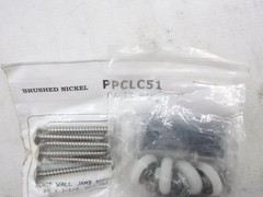 Classic Semi-Frameless Sliding Shower Door Parts Kit PPCLC51 Brushed Nickel