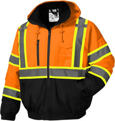 High Visibility Reflective Jackets for Men, Waterproof Safety Jacket for Men wit