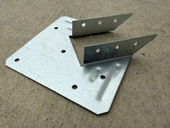 Sandbaggy U-Shaped Hurricane Tie for Rafters / Trusses – 18 Gauge (Galvanized)