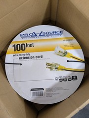 PRO-SOURCE Outdoor Extension Cord 100', 10/3 Gauge/Conductors PS-AZB0010