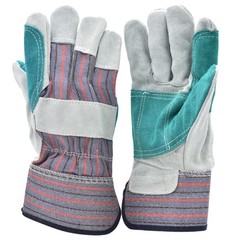 G & F 5215L-5 Premium Suede Double Palm & Index Finger Work Gloves with 2 & 1…