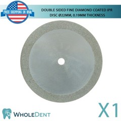 Ortho Dental Fine Double Sided Diamond Coated Disc IPR Separator Ø22mm, 0.19