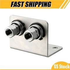 Hydraulic Quick Release Coupling Double Bracket Female 1/2” Body x 1/2” NPT