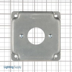 SOUTHWIRE G1932 Box Cover 4″ Square Steel UL Listed Silver 7.0 Cu In