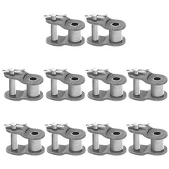 #60 Offset Half Link for Roller Chain Single Strand (Qty 10)
