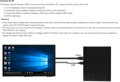 7 Inch HDMI LCD 1024X600 Resolution Capacitive Touch Screen IPS Display Module C