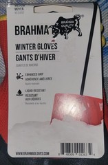 3 Pairs – Brahma Cold Weather Work Gloves Size Medium M
