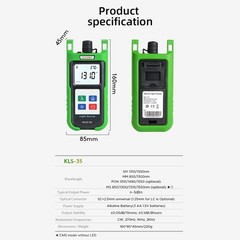 Komshine Fiber Light Source KLS-35 1310/1550nm +KPM-35-A Optical Power Meter