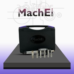 MachEl MT2 Live Revolving Center & HSS Rotary Broach Hex Tool for Lathe CNC.