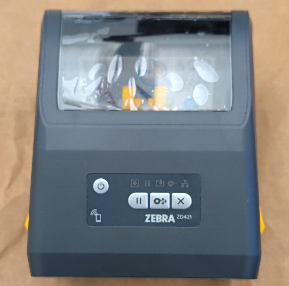 Zebra ZD421 Label Printer Model ZD421 MPN ZD4A043-D01W01EZ ZD4A043-D01W01EZ