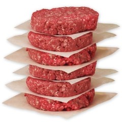 5.5″x5.5″ Hamburger Patty Deli Waxed Paper Sheets Steak Cheese No Stick -1000/PK