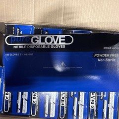 Case Of 1000 – Pure Glove Nitrile Disposable Gloves, Size Medium, Color White!!