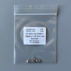 20Sets Dental 1st Brackets Molar Wide Big Bracket Orthodontic Roth MBT 022 Hooks