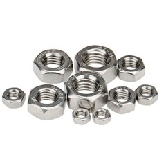 Hex Full Nuts Left Hand Thread Nut Hexagon Nut M4 M5 M6 M8 M10 M12 M14 M16M18M20