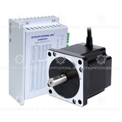 STEPPERONLINE 4.8/8/12Nm 6A Φ14mm Nema 34 Stepper Motor & Driver Stepper CNC Kit