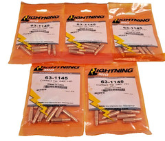 (QTY. 50) Lightning MIG Contact Tips .045″ HD 63-1145 Genuine OEM for Torches